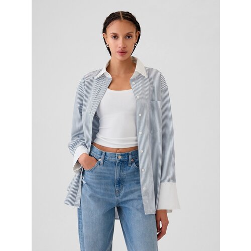 GAP Poplin Oversize Shirt Big Shirt - Women's Cene