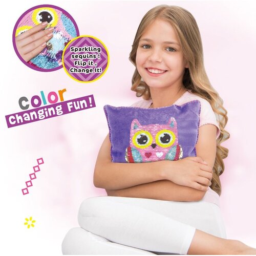 Woopie art &amp;amp; fun &amp;scaron;ljokičasti jastuk sova, ljubičasta Slike