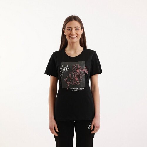 Lotto Ženska majica fiore sq t shirt W, Crna Cene