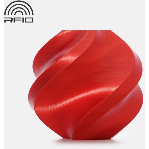 Bambu Lab PLA Silk+ Candy Red - tuljava Slike