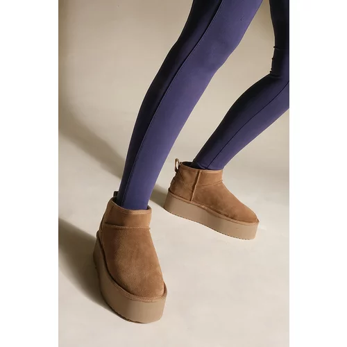 Marjin Ankle Boots - Brown - Block