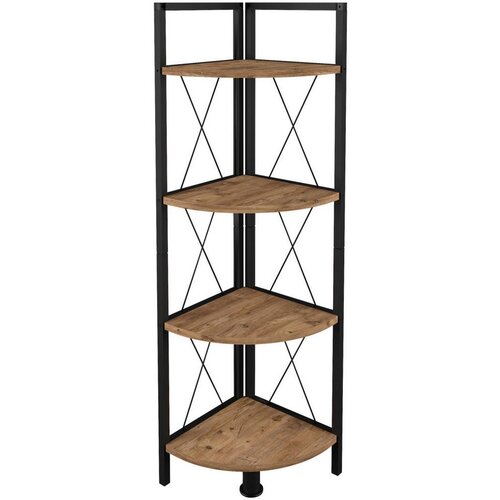 MID.YOU Kotni Regal Insasi 4, Barva Hrasta, Črna Cene