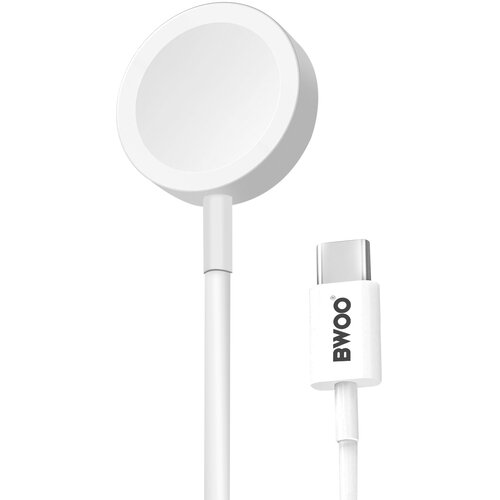BWOO Magnetni kabel za Apple Watch 5 W s kompaktnim priključkom USB-C, Bela, (5000193231) Cene