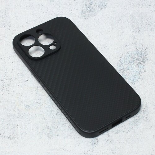 maska za telefon Carbon fiber za iPhone 14 Pro 6.1 crna Slike