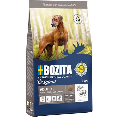Bozita Original Adult XL z jagnjetino - brez žit - 3 kg Cene