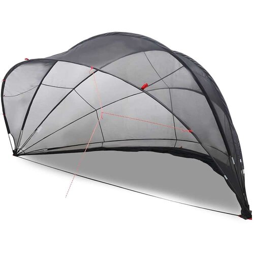  Paviljon za bazen Črna 546 x 516 x 250 cm, (5000207957) Slike