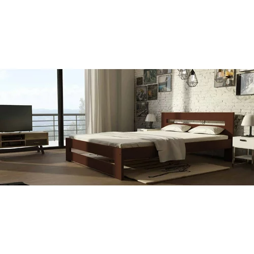 Dolmar - drvo krevet Marika - 160x200 cm - Orah