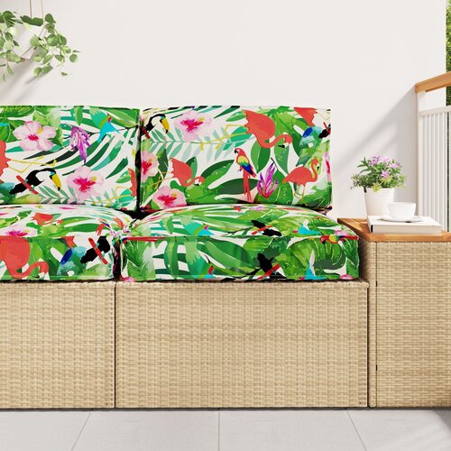 vidaXL Jastučić za palete za sjedenje Tropska džungla 70x70x12 cm Oxford tkanina Cijene