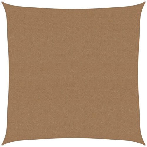 VidaXL Jedro za za&amp;scaron;titu od sunca 160 g/m&amp;sup2; smeđe-sivo 4 x 4 m HDPE Slike