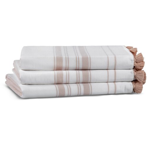 Conceptum Hypnose Ručnik za kupanje 100x180cm Bijelo-braon Cene