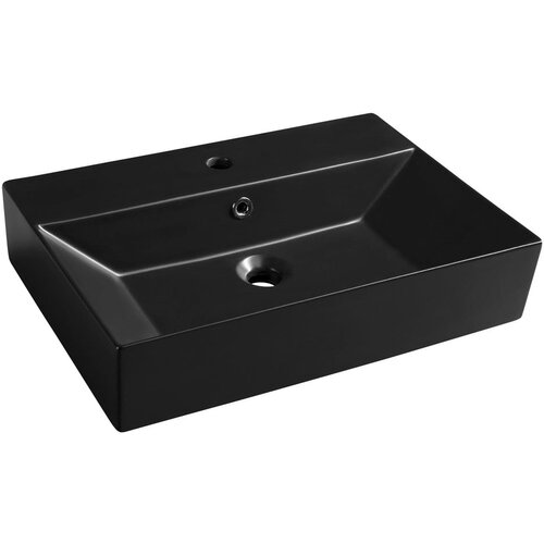 Sapho Crni keramički umivaonik 60x42 cm Sistema &amp;ndash; Slike