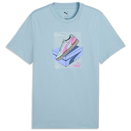 Puma Mu&amp;scaron;ka majica kratkih rukava Graphic Sneaker M, Plava Slike