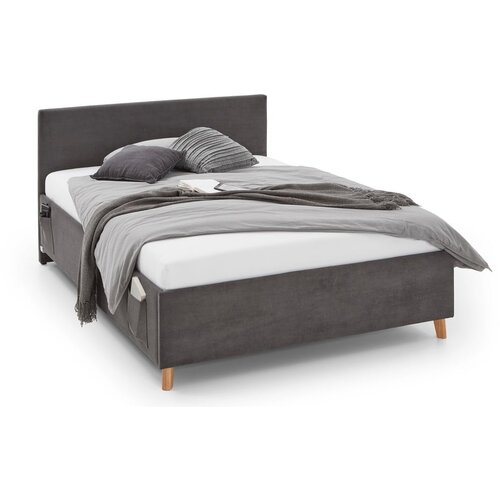 Meise M&amp;ouml;bel Antracitno sivi dječji krevet s prostorom za odlaganje 90x200 cm Cool &amp;ndash; Slike