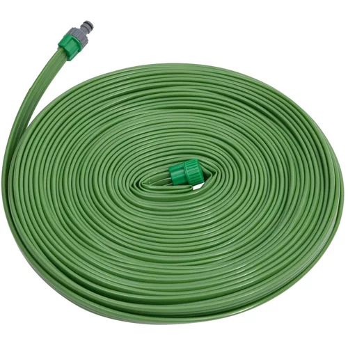 vidaXL Škropilna cev 3-delna zelena 15 m PVC