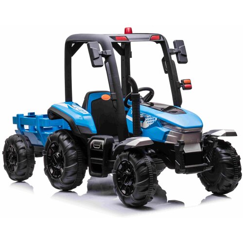 Lean Toys Otro&scaron;ki električni traktor BLT-206 24V 400W Modra lea Cene