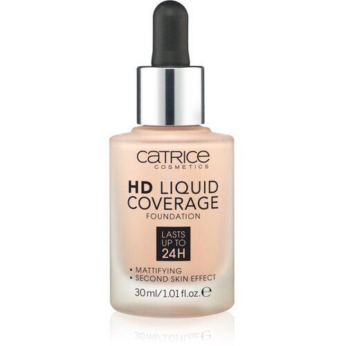 Catrice hd liquid coverage 24H dolgoobstojna tekoča podlaga 30 ml odtenek 010 light beige Slike