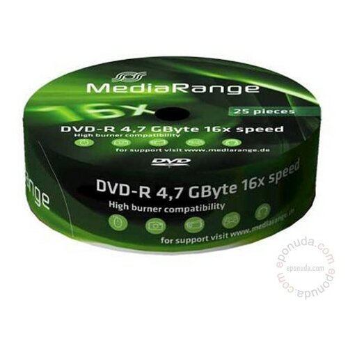 Mediarange DVD-R 4.7GB 16X MR398 disk Slike