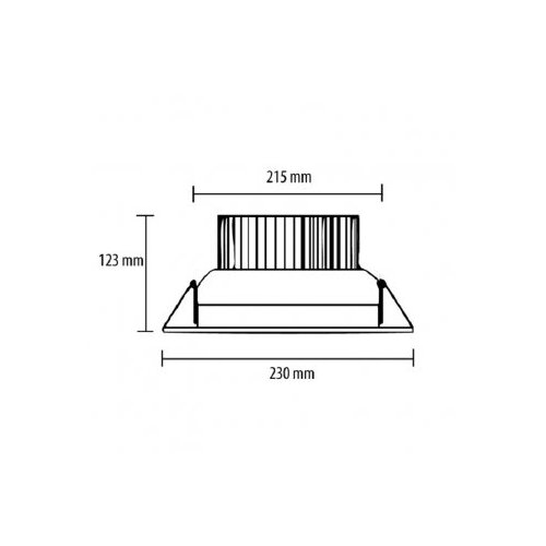 Elementa Ugradna LED lampa 30W hladno bela LUG2550-30/NW Slike