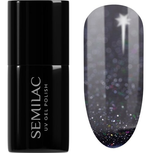 Semilac UV Hybrid Winter Collection gel lak za nohte z uporabo UV/LED lučke odtenek 611 Violet Night 7 ml Cene
