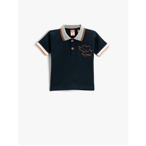 Koton Polo Neck T-Shirt Embroidered Cotton Slike