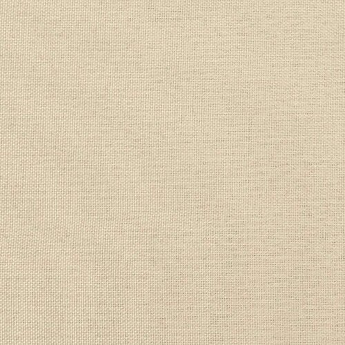  Otomanski krevet s madracem krem 180x200cm od tkanine Slike