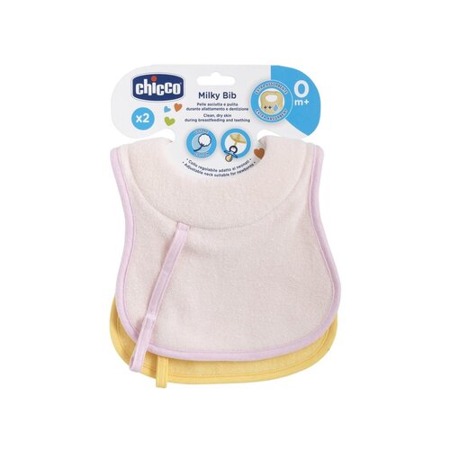Chicco Bibs podbradnik za dojenčad 0m+ Boy 2 kom Slike