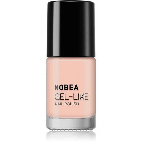 NOBEA Day-to-Day Gel-like Nail Polish lak za nokte s gel efektom nijansa #N72 Nude beige 6 ml