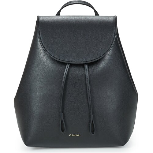 Calvin Klein Jeans Nahrbtniki FOIL LOGO FLAP BACKPACK Črna Cene