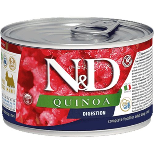 N&d Quinoa Mini Digestion, Kinoa i Jagnjetina 140 g Cene