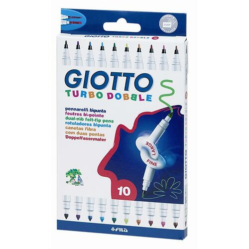 Giotto flomasteri Turbo Dobble - 10 boja Slike