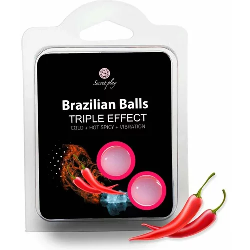 SecretPlay Brazilian Balls Triple Effect 2 pack