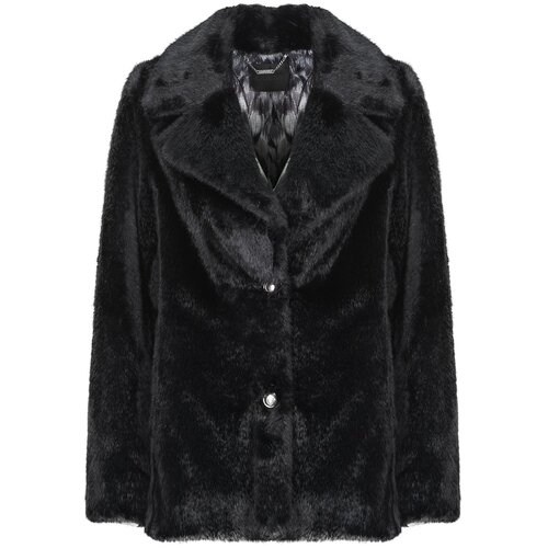Guess FILOMENA FAUX FUR JKT Crna Slike