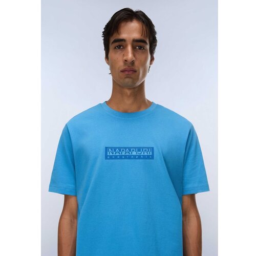 Napapijri S-box logo ss 1 cyaneus b9e Slike