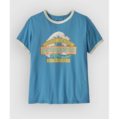 Patagonia Great Waves Ringer T-shirt shore blue Slike