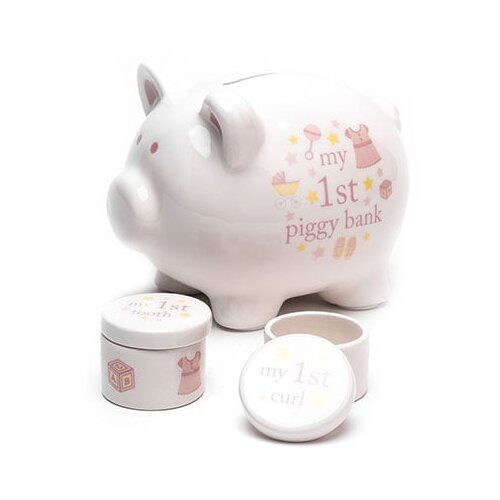 Widdop & Co. Hello Baby - Set kasica i kutijice - Hello Baby, Piggy, Baby Girl Cene
