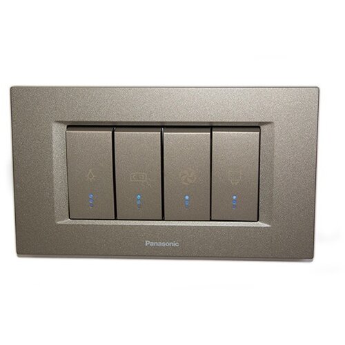 Panasonic 4M antracit sivi horizontalni kupatilski indikator sa indik. WT EU2 Thea Modular Slike