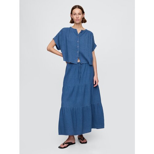 GAP Muslin Maxi Skirt - Women Cene