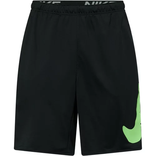 Nike Športne hlače zelena / črna