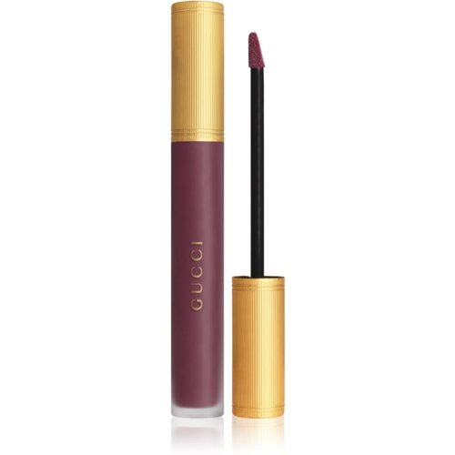 Gucci Beauty Rouge à Lèvres Matte Lipstick mat tekoča šminka odtenek 607 Vanessa Violet 6.5 ml Cene
