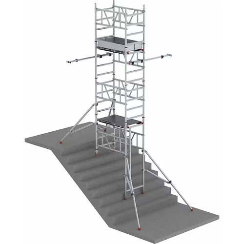 Altrex Razširitveni modul MiTOWER STAIRS, Standard, za velikost ploščadi 1,2 x 0,75 m