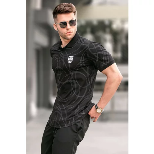 Madmext Polo T-shirt - Black - Regular fit