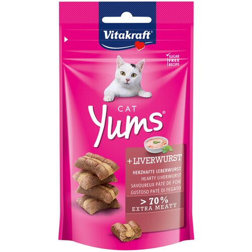 Vitakraft Cat Yums - Jetrena kobasica 40 g Slike