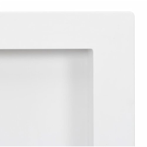 vidaXL Ni&scaron;a za tu&scaron; s 2 odjeljka bijela visokog sjaja 41 x 69 x 9 cm Cijene