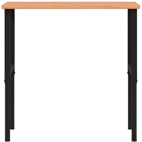 Radni stol 100x60x(71,5-98) cm od masivne bukovine pravokutni Slike