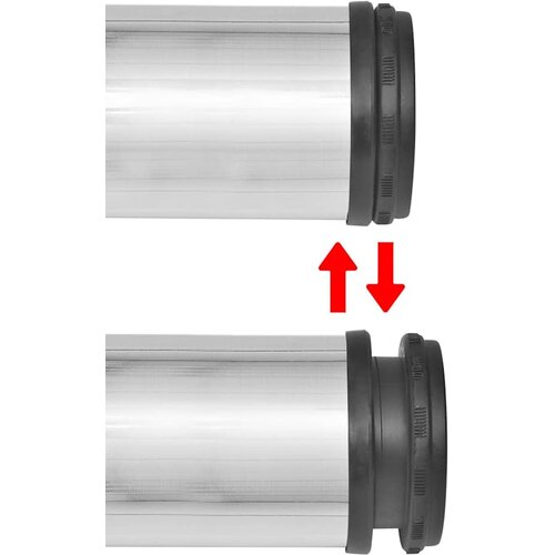  noge za stol podesive visine boja bru&amp;scaron;enog nikla 710 mm Slike