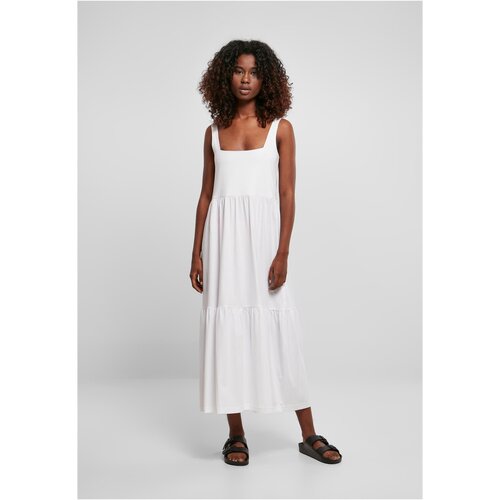 UC Ladies Women&amp;#039;s summer dress 7/8 length Valance white Slike