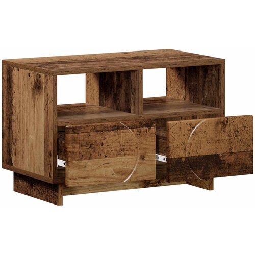  TV stalak 60 x 34,5 x 40 cm Staro drvo Konstruirano drvo Slike