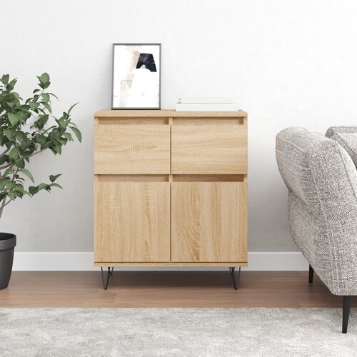 VidaXL Komoda boja hrasta sonome 60 x 35 x 70 cm od konstruiranog drva Slike