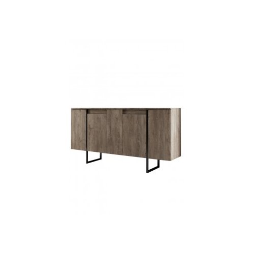 Hanah home komoda luxe walnut black Slike