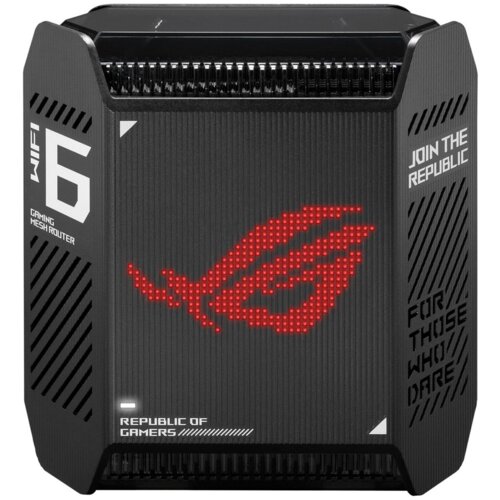 Asus ROG Rapture GT6 AX10000 AiMesh 1 Pack Trifrekvencijski (2,4 GHz / 5 GHz / 5 GHz) Wi-Fi 6 (802.11ax) Črna 4 Notranji Cene